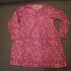 LL Bean girls long sleeve dress